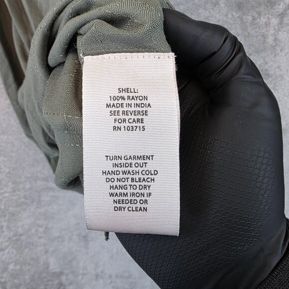 Nanette Lepore Top Womens Small Green Prairie Sage Sweet Romance Sleeveless Vest - Picture 9 of 11